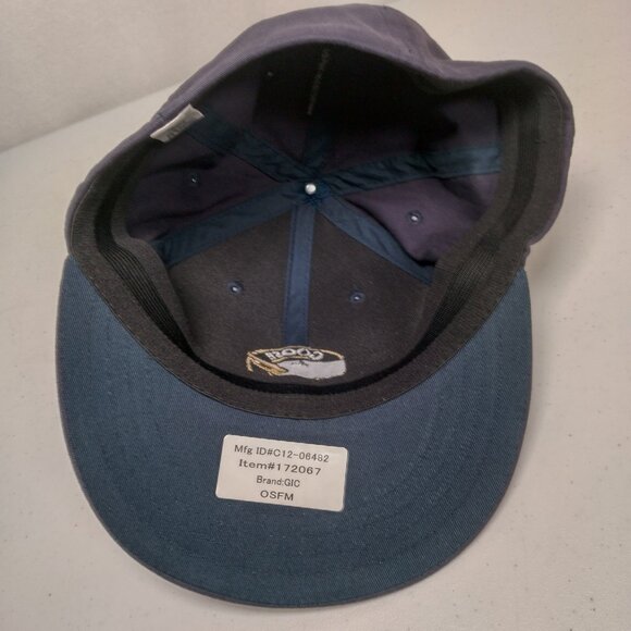 Goose Island Beer Co Cap Hat Adult One Size Blue Twill Cotton Stretch Fitted New - Picture 10 of 11